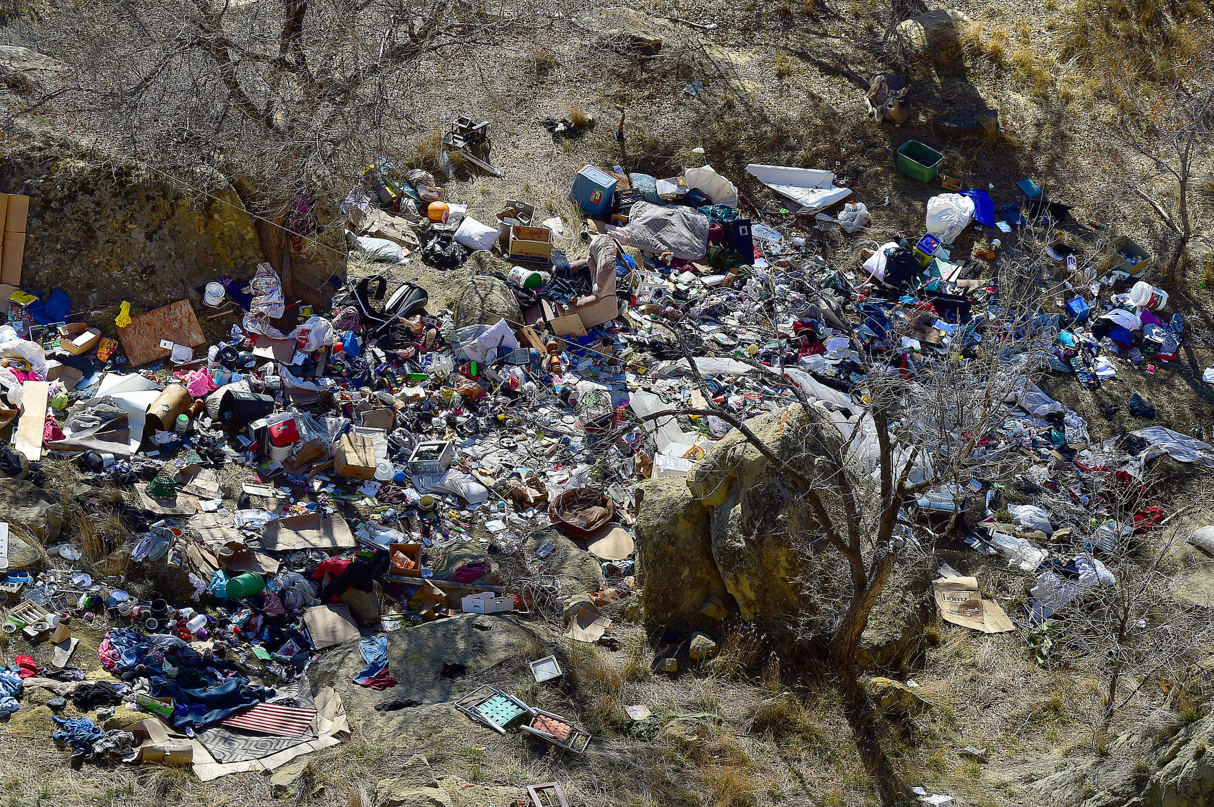 Homeless camp